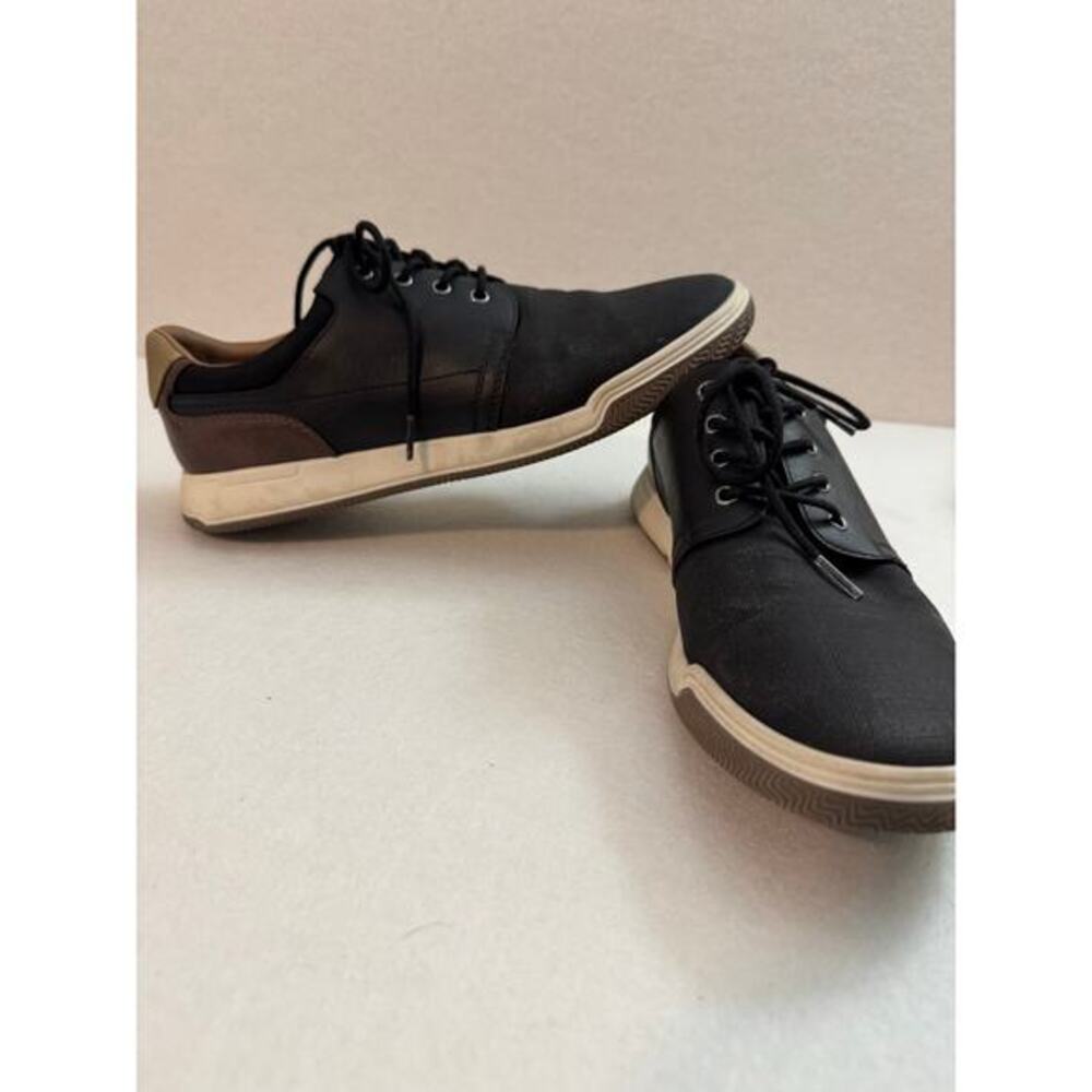 Hawker Rye Mens Thorelle Textured Lace Up Sneakers Black Brown 8.5 EU 41.5